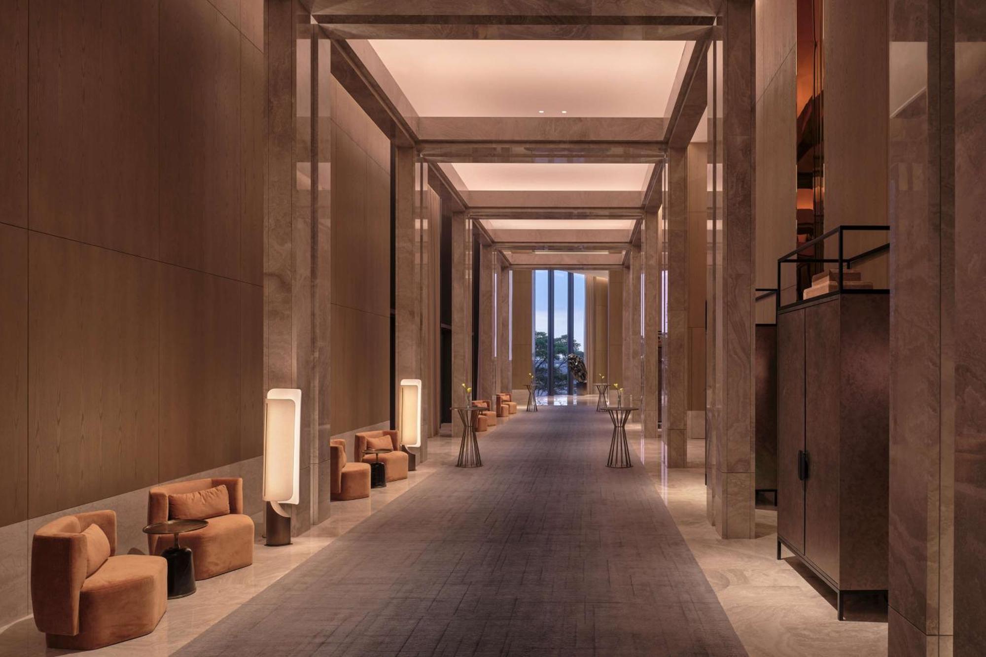 Conrad Shenzhen, The First Art Museum Hotel In Greater Bay Area With The Stunning Bay And Sunset View In The Hotel Terrace Экстерьер фото