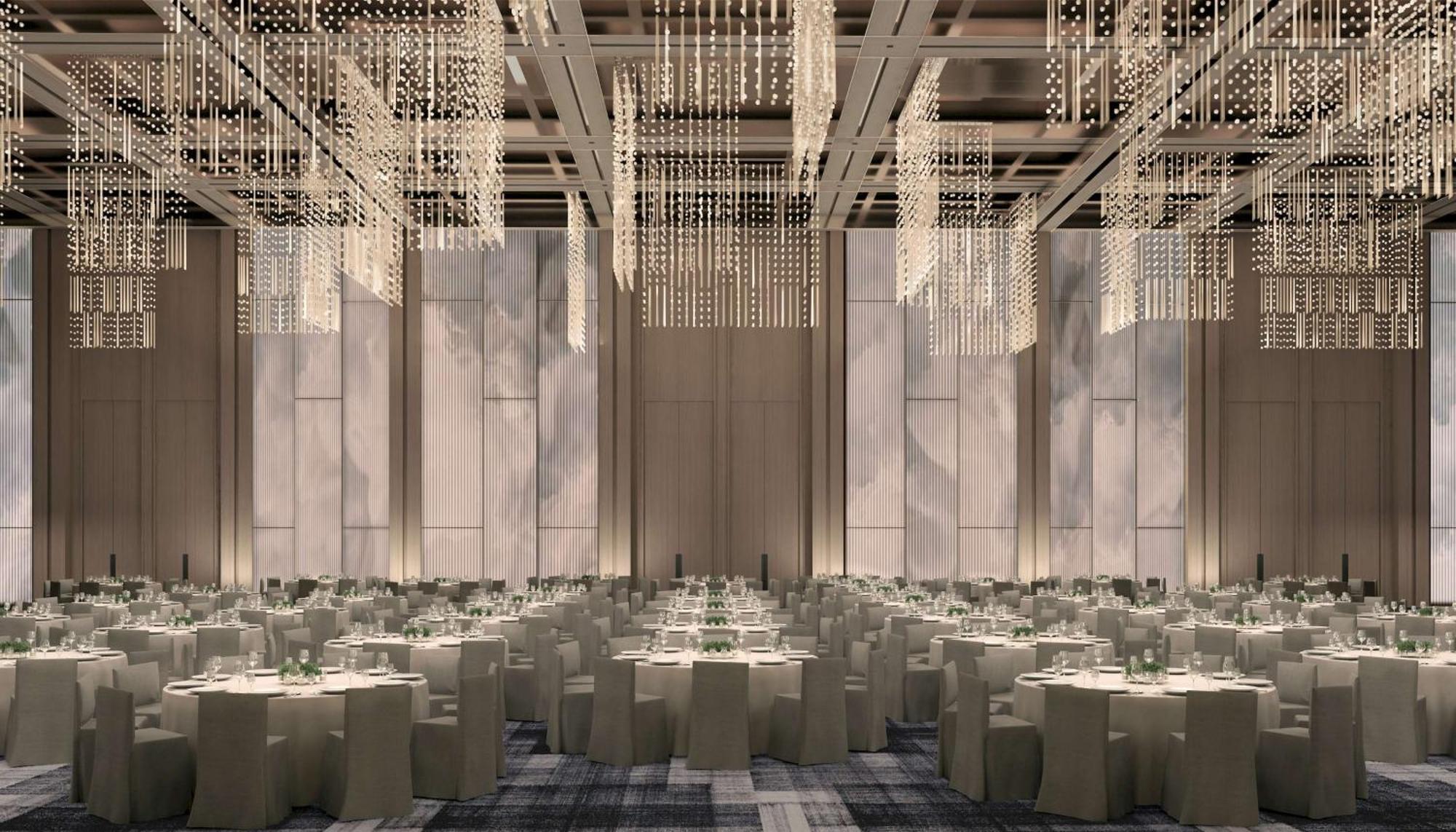 Conrad Shenzhen, The First Art Museum Hotel In Greater Bay Area With The Stunning Bay And Sunset View In The Hotel Terrace Экстерьер фото
